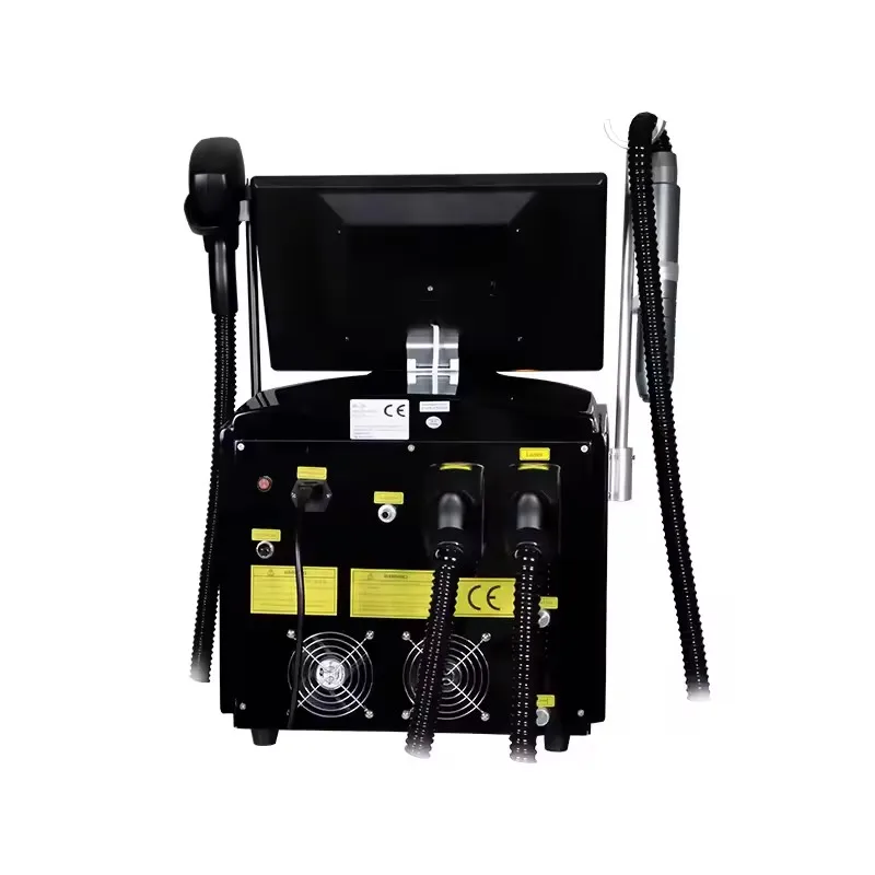 أحدث جهاز إزالة الشعر بالليزر ديود ND: YAG - الطول الموجي الثلاثي، طاقة 3000 وات، غير مؤلم ودائم 808 نانومتر + 1064 نانومتر + 755 نانومتر