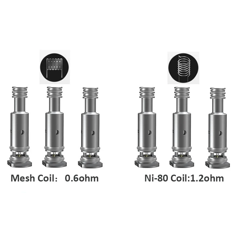 30 قطعة/10 حزمة الأصلي Smoant Charon الطفل البخاخة لفائف 0.6ohm شبكة 1.2ohm Ni-80 الأساسية لشارون الطفل قرنة Veer Battlestar الطفل #2