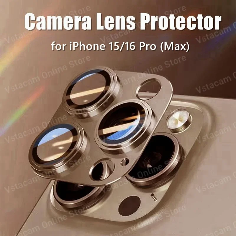 

Металлическая защита для камеры, 2-3 шт., для объектива IPhone 16 15 Pro Max, защитное закаленное стекло, полное покрытие, чехол на 16 Pro Max 2024, новинка