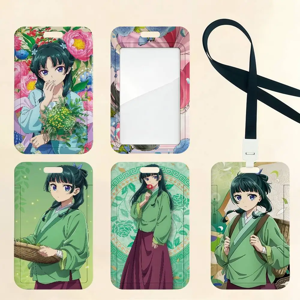 Anime Maomao The Apothecary Diaries  Card Holder Cardcase Bank Credit Student ID Subway Work Permit Badge Holder