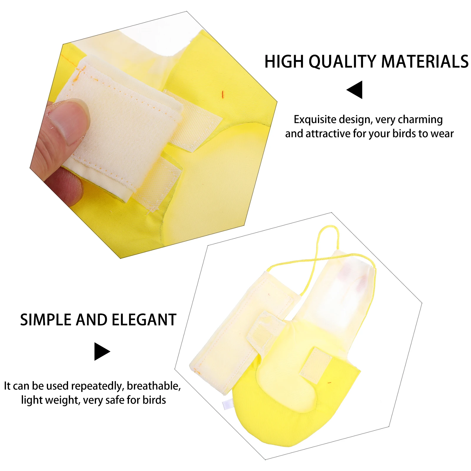 

1pc Creative Breathable Reusable Pet Supply For Budgie Cockatiel Lovebirds Small Birds Parrot Diaper Clothing Flight Suit Cotton