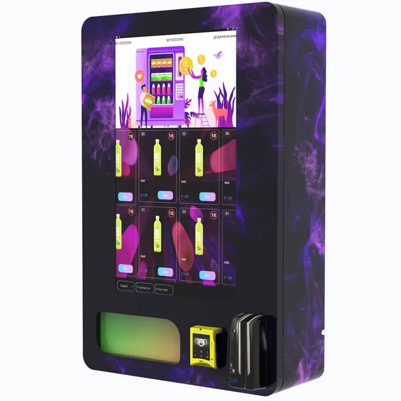 Wall Mounted Vending Machine Custom Designed for Puffs with Age Verification Feature Factory-Sold Electronic Customized