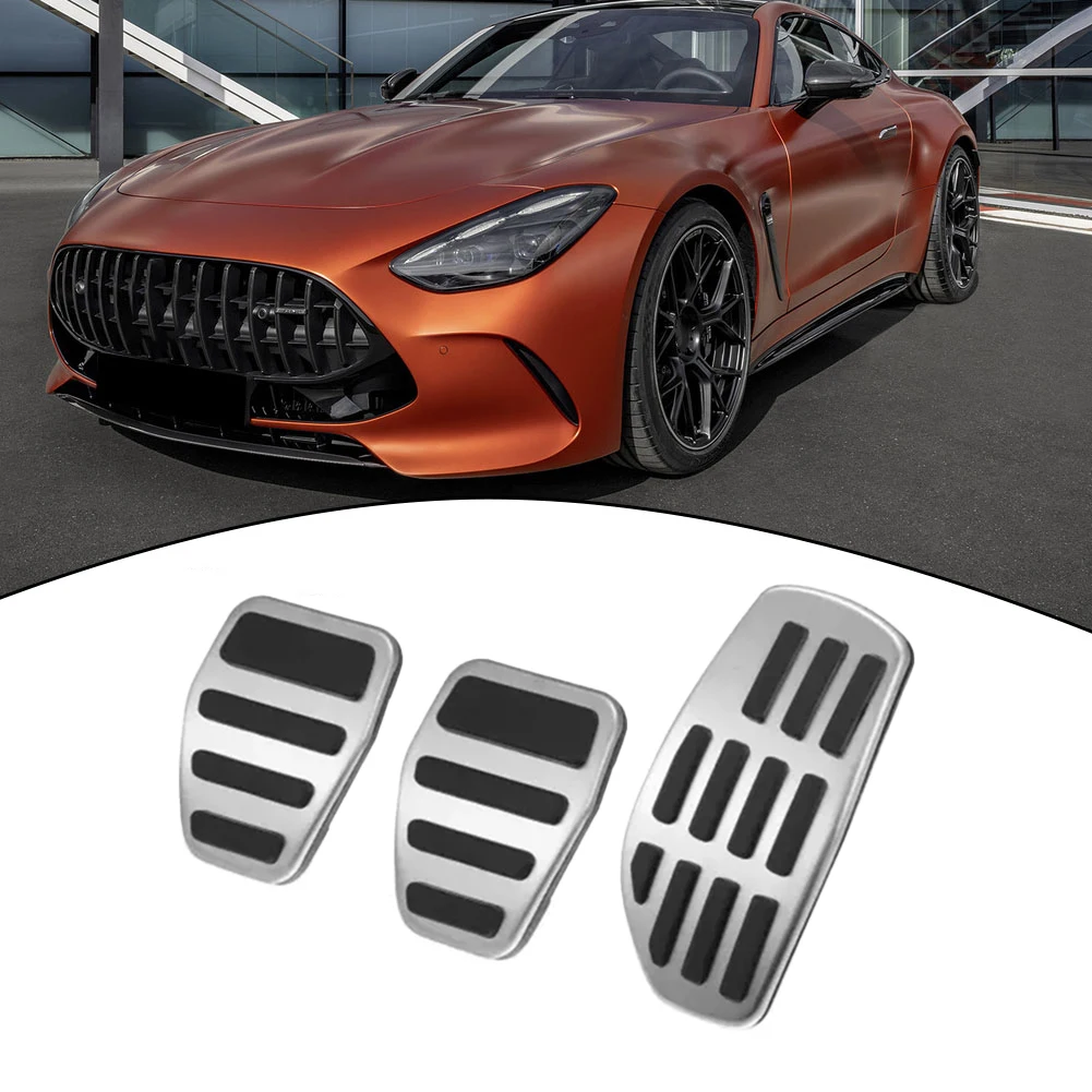 Reliable Car Pedal Covers Anti and Wear Resistant Fits ForRogue Sport ForRogue for t32 ForX for trail Silver Clay