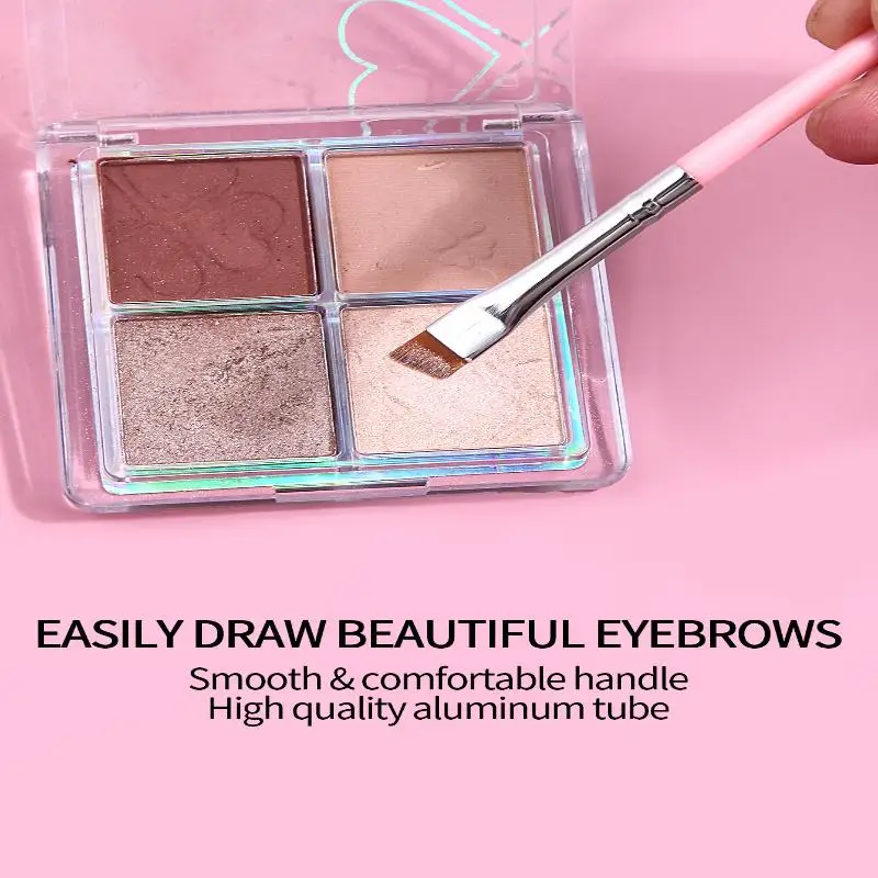 12pcs Ultra-Thin And Fine Blade Eyeliner Brush, Eyebrow Brush For Precise Outlining Of Eye Makeup Details, Portable Makeup Brush