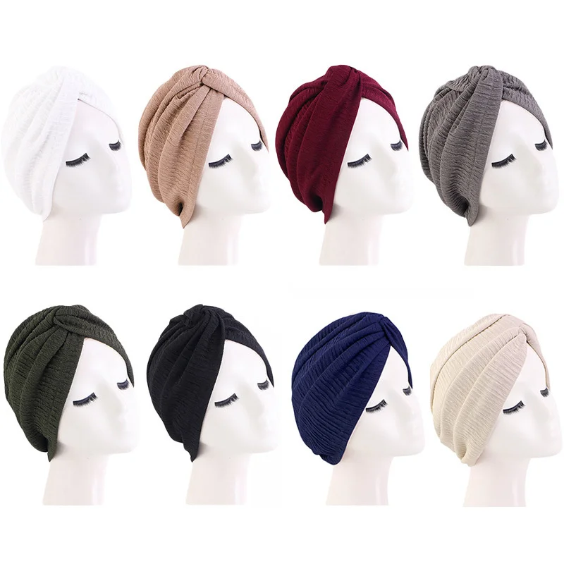 New Women And Men Autumn Winter Warm Beanie Hat Solid Color Lady Male Stretch Knitted Crochet Beanies Hat Cap For Women Men