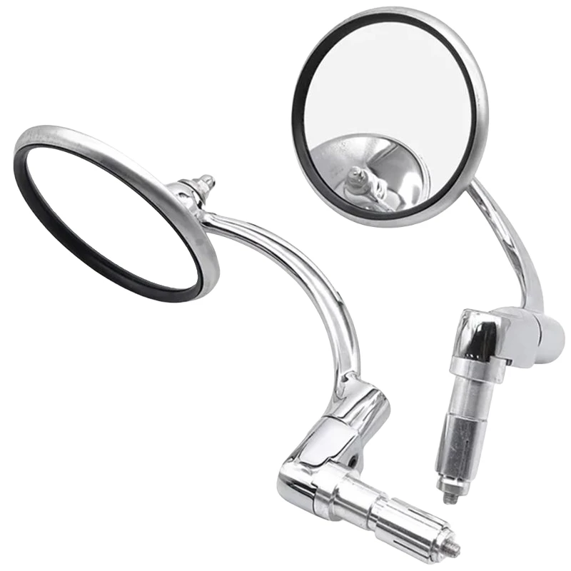 AliExpress Motorcycle Mirrors Universal 7/8" 22mm Handle Bar End Side Adjustable Rearview Mirrors Street Bike Scooter E-bike Side Mirror