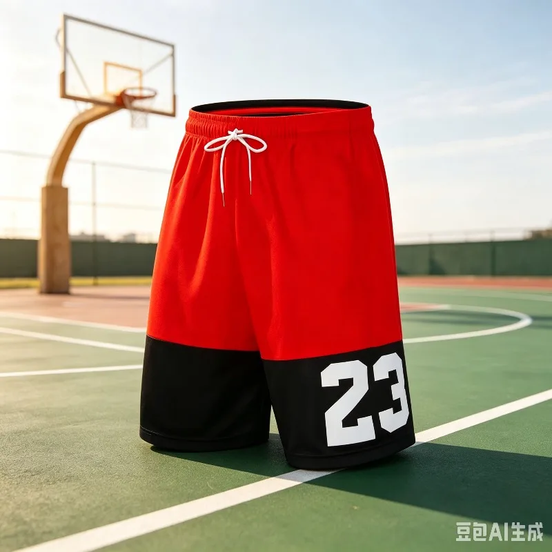2026 Fashionable Biker Riding Sports Short Loose Basketball Gym Breathable Shorts Quick Dry Fitness Training Workout Male Shorts