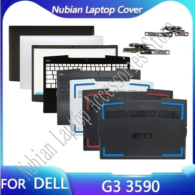 NEW For Dell G3 Gaming G3 3590 Laptop LCD Back Cover TOP Case/Front Bezel/Hinges/Palmrest/Bottom Case 0747KP 07MD2F