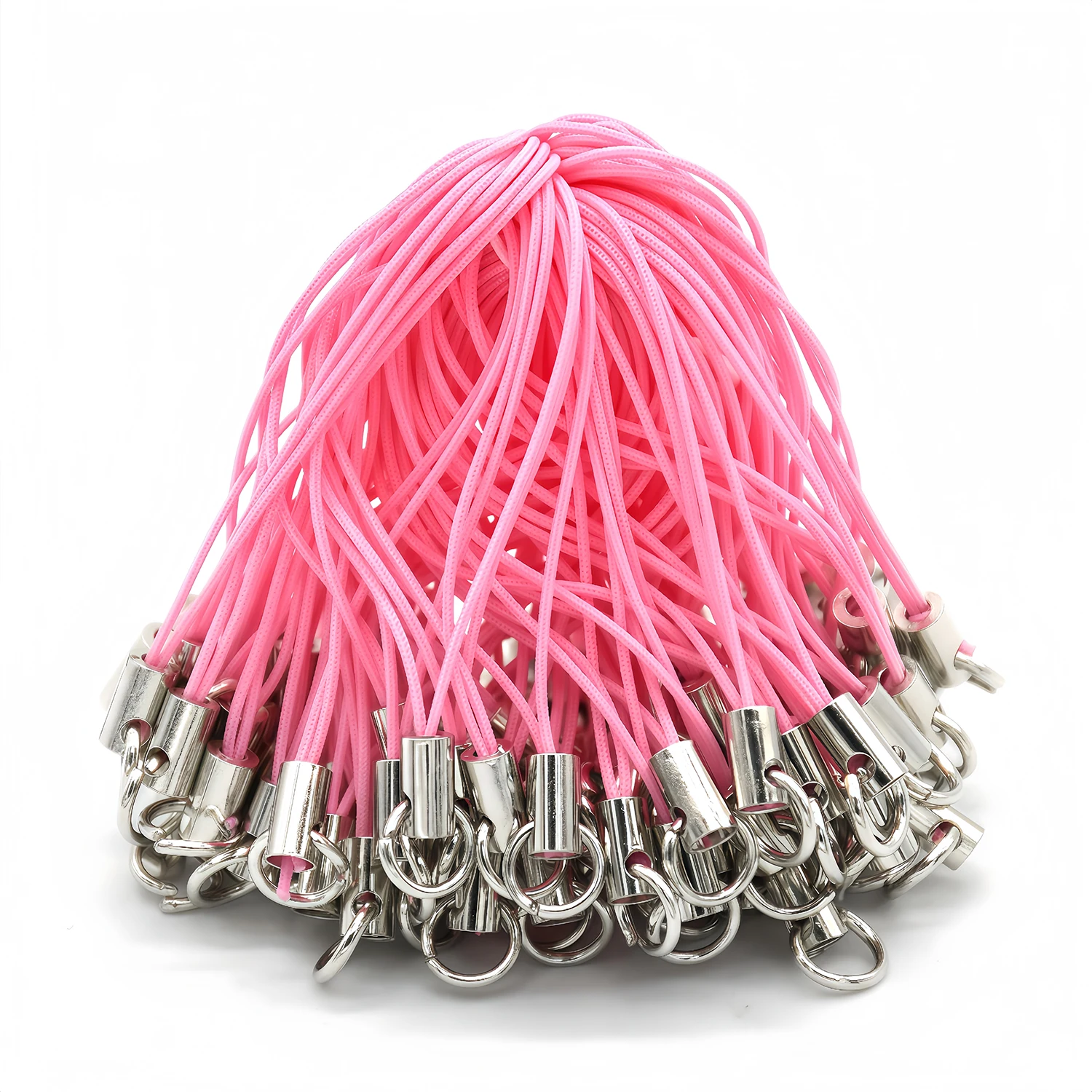 20/50/100 Stück Lanyard-Lanyard-Kordeln mit Karabinerhaken, Schlüsselanhänger-Haken, Mobiltelefon-Set, Anhänger, Schlüsselring-Zubehör – Detail 9