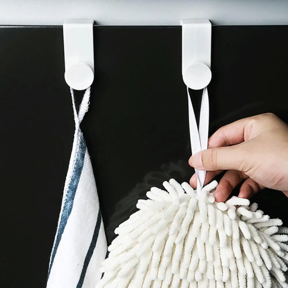 2/4Pcs Simple No Drilling Multifunctional Clothes Hanger Over the Door Cabinet Door Hook for Indoor Cabinet Door Hook Door Hook view 5