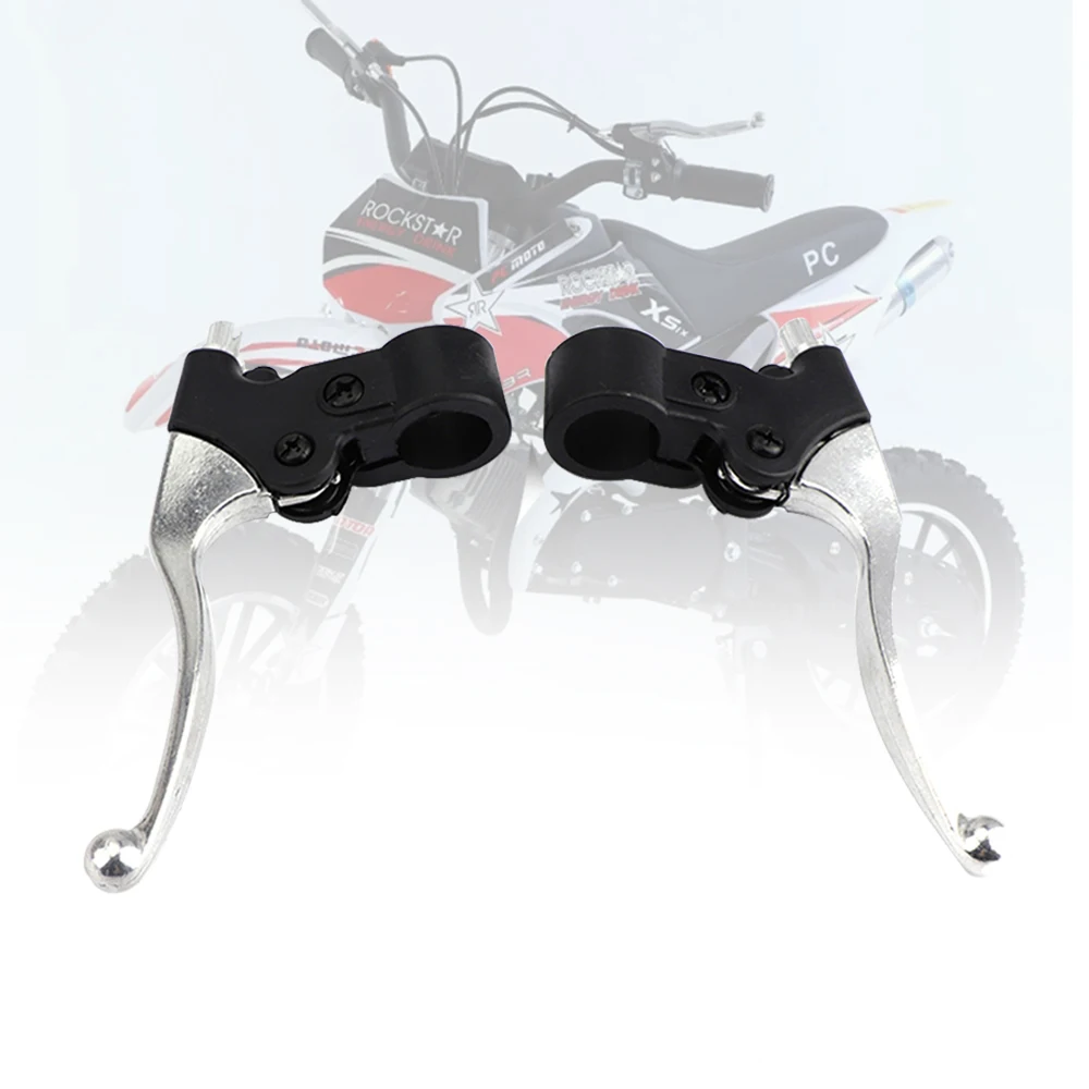 Alloy 22mm Right Dual Twin Left Handle Brake Levers For 39cc 47cc 49cc Mini Moto Pocket Dirt Bike Accessories