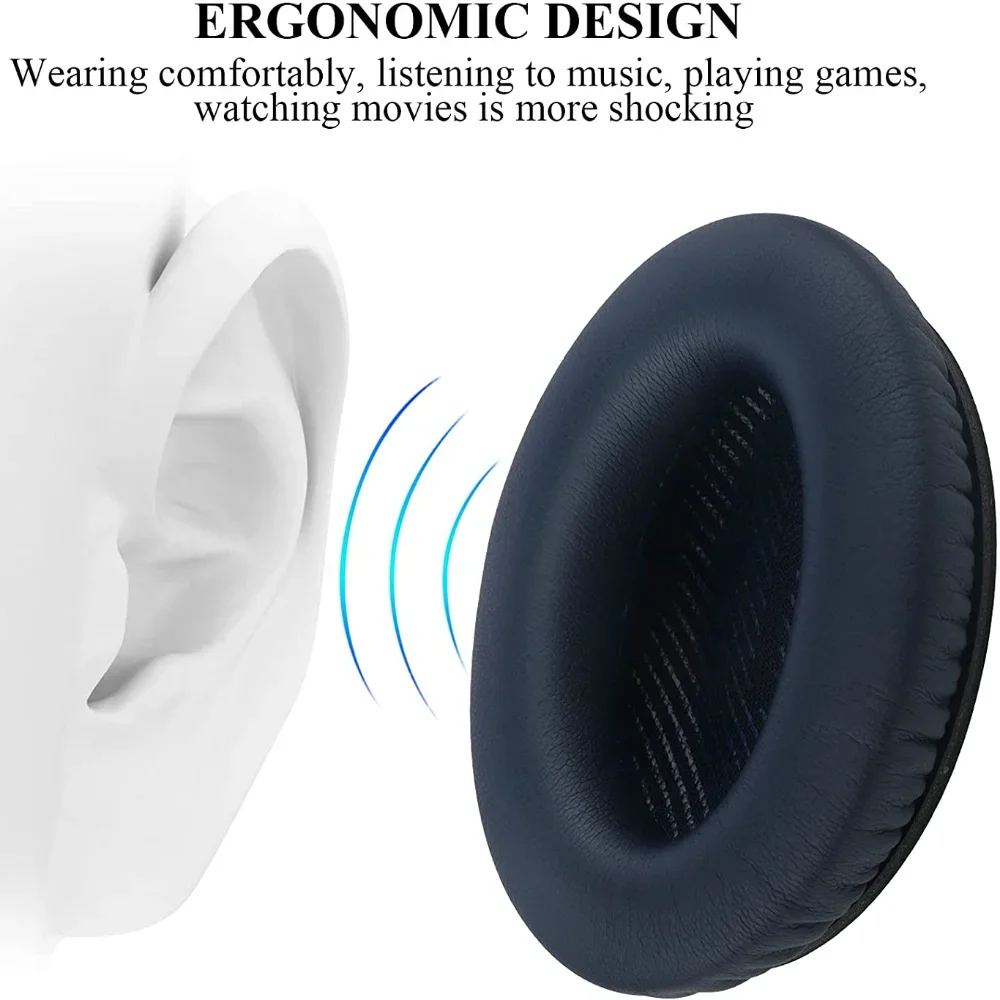 Сменные амбушюры для наушников BOSE QC35 для QuietComfort qc 35 & 35 II, высококачественные амбушюры с эффектом памяти