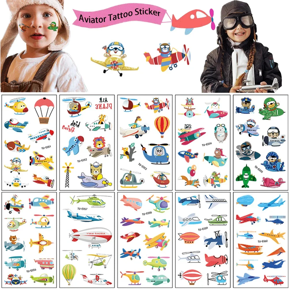 Flugzeug Party Dekoration Geschirr Teller Servietten Tassen Folien Ballon Kinder Flieger Flugzeug Geburtstag Dekor Jungen Baby Dusche Liefert – Detail 16