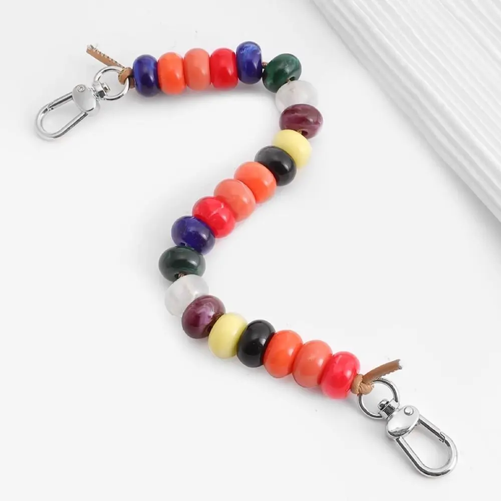 Beaded Decorative Chain for Longchamp Colorful Handheld Handbag Chain Mini Bags Hanging Pendant Parts Accessories