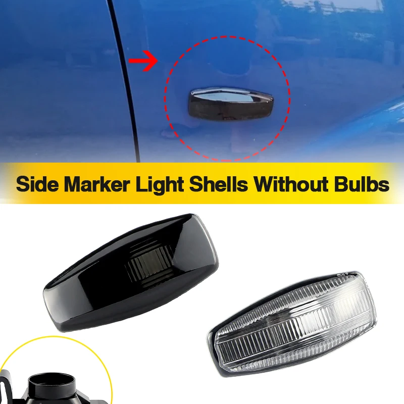 2PCS Side Marker Light For Hyundai Tucson Terracan Coupe Trajet  Matrix  Accent No Bulb For KIA Sportage Side Fender Light Shell
