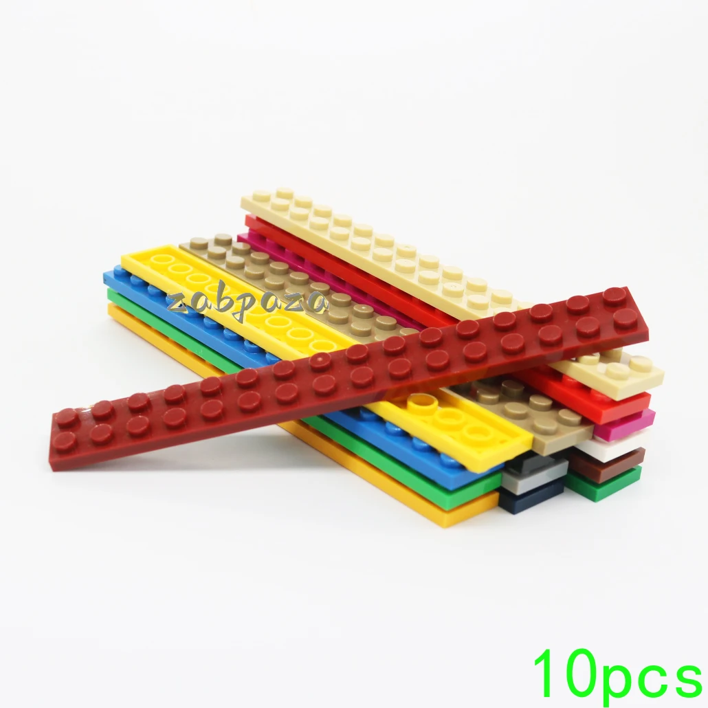 

10PCS MOC 4282 2x16 Plate Building Blocks Kit High-Tech Board Light Panel Bricks Particle Idea Toys Children Birthday Kid Gifts