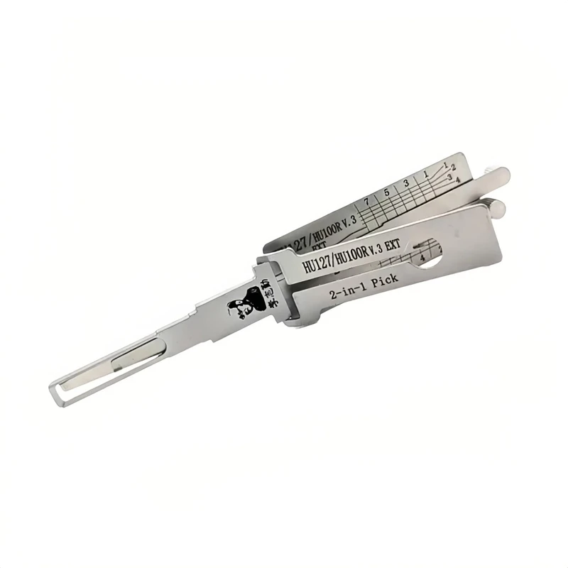 

Lishi Locksmith tool HU127/HU100R v.3 EXT 2-in-1 Pick Stainless steel lockpick