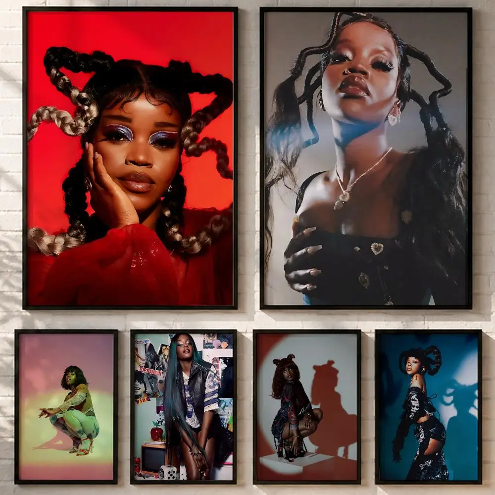 Aus Pop Vocal Tkay Maidza Poster HD poster wall art self-stick no-residue for home cafe office great gift