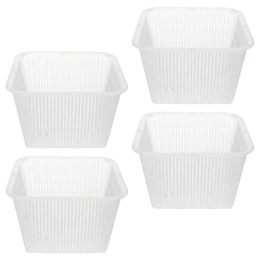 

4 Pcs Root Control Planting Basket Hydroponic Baskets Net Cup Planter Pots Plastic Aquatic
