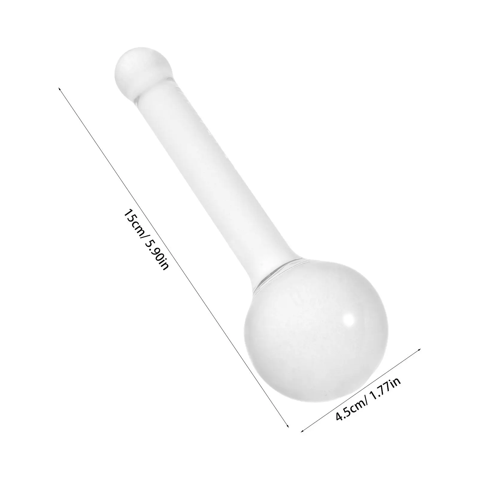 Professional Glass Pestle for Pigment Grinding Watercolor Oil Painting Artist Paint Mixing Tool Smooth Texture Ergonomic Grip view 3