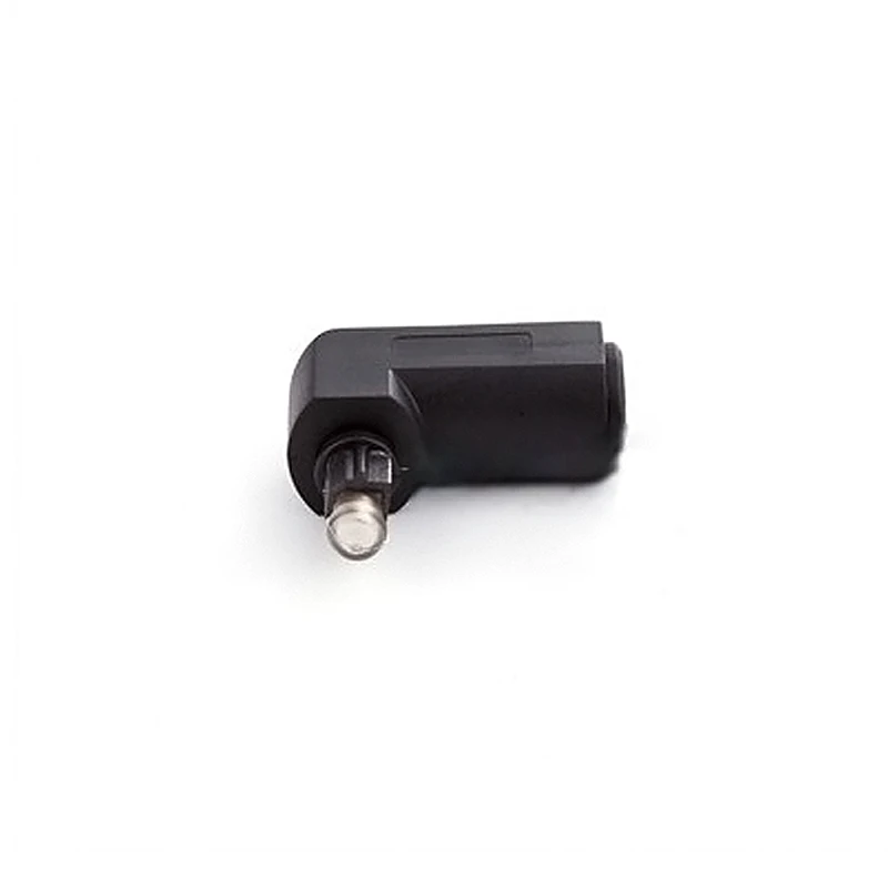 New Sale 90 Degree M/F Digital Optical Audio Cable Adapter Male to Female Right Angle 360 Rotates for Toslink Optical Cable