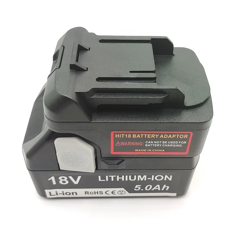 For Hitachi Battery for Hikoki 18V Li-Ion Battery Convert to For Makita 18V Lithium Battery Electrical Power Tool Use Adapter