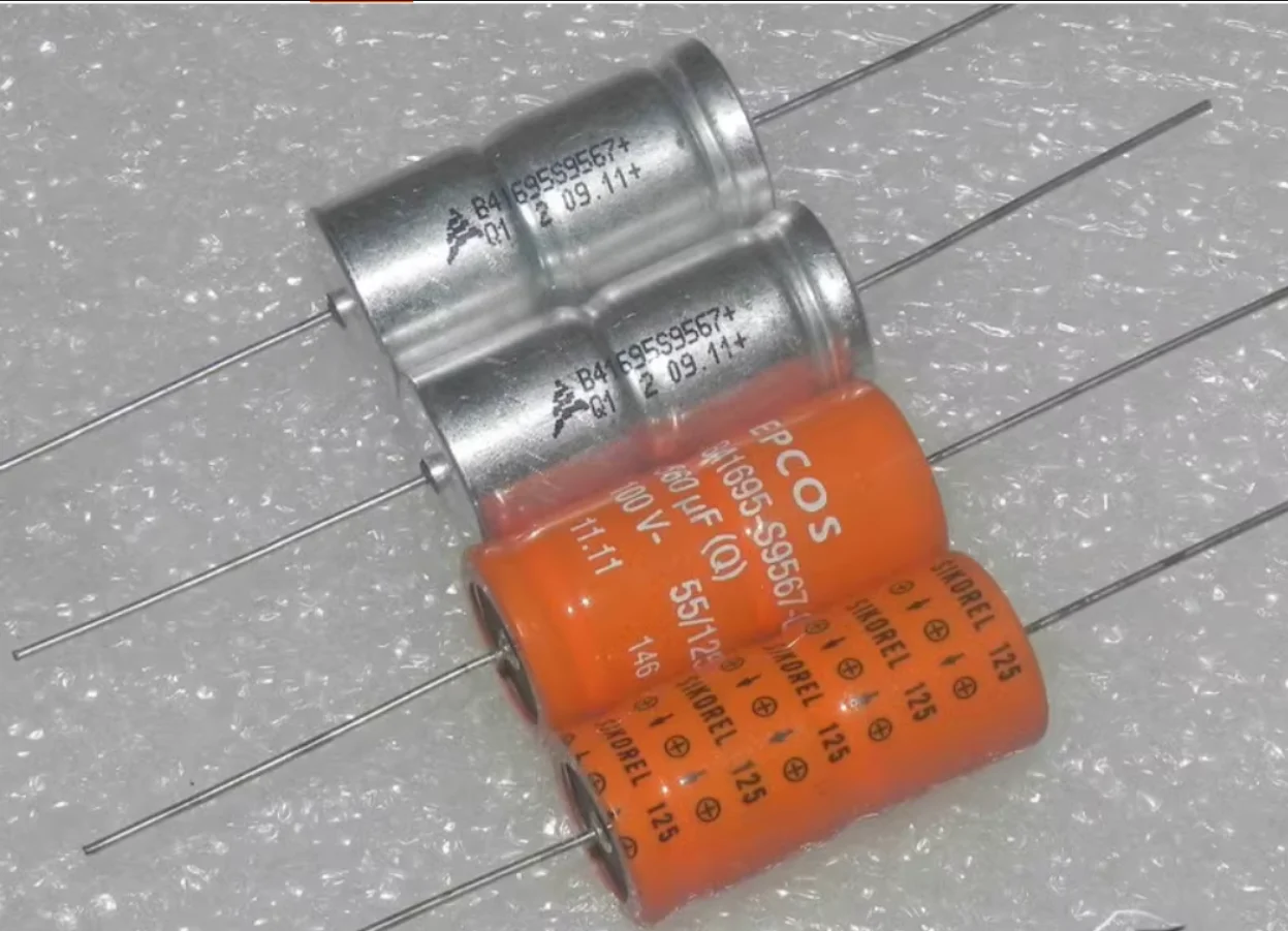 2pcs  Epcos 100V560UF  560UF 100V 18mm x 39mm  125 axial automotive aluminum electrolytic capacitor B41695S9567Q1