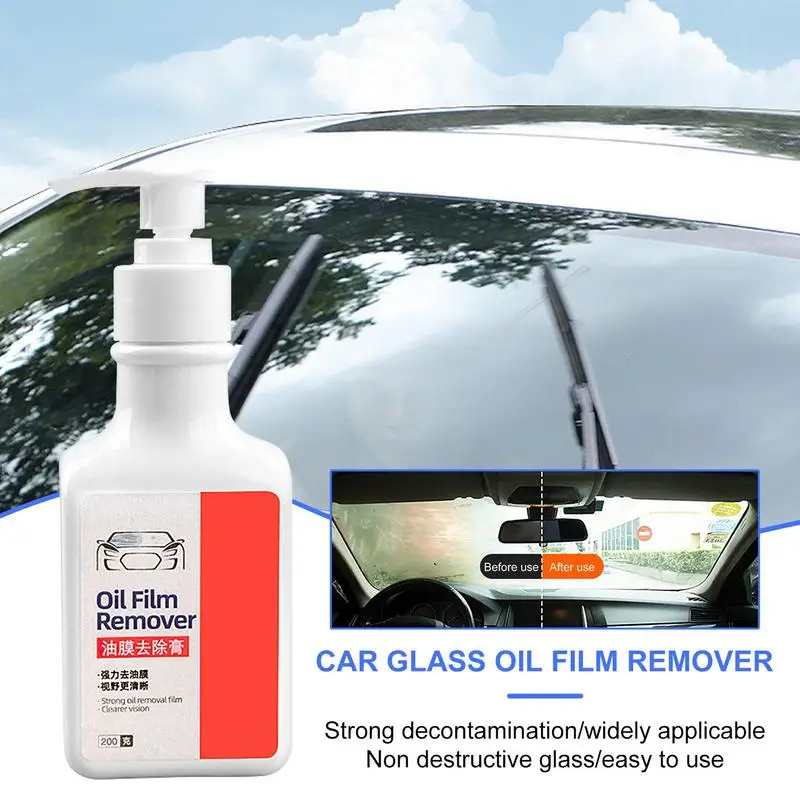 

Car Glass Oil Film Removing Glass Cleaner Waterproof Windshield Cleaner Auto Car Glass Polishing Glass Oil Film Removing Paste