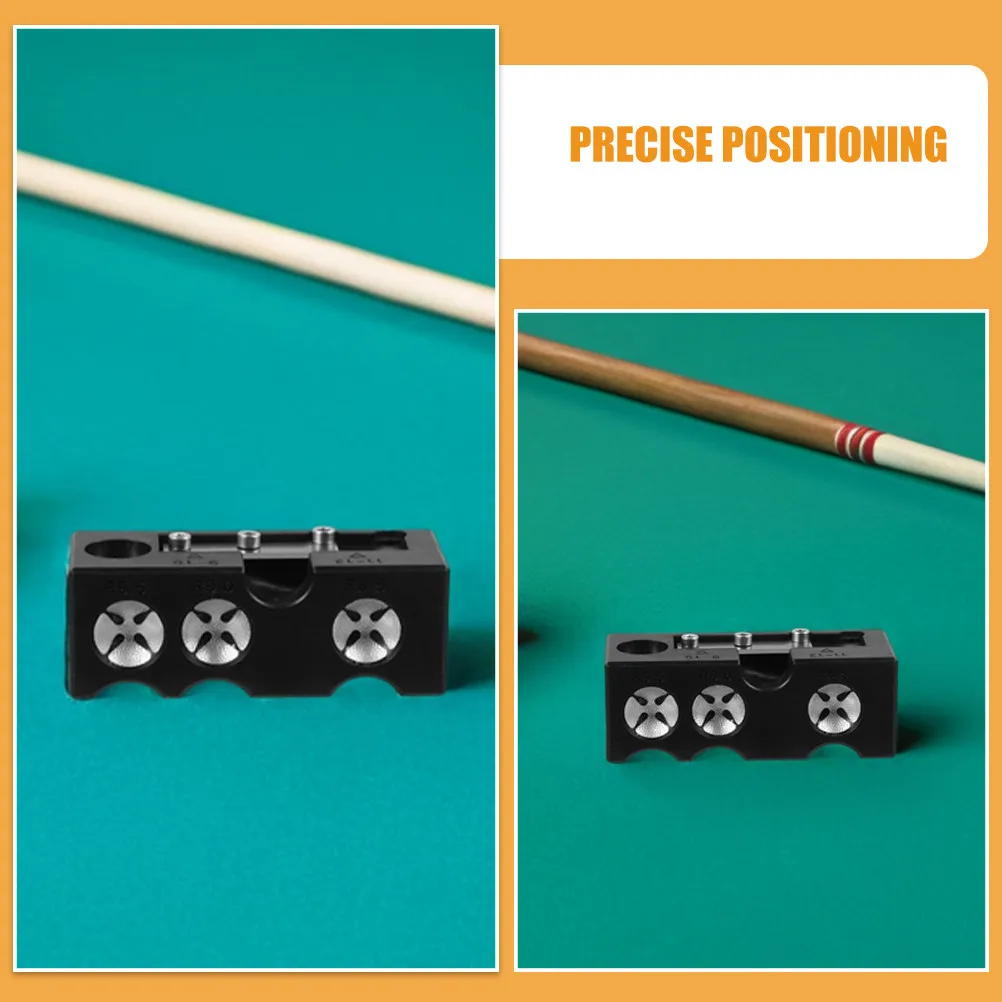 2Sets Pool Stick Repair Tool Precise Positioning Billiard Tip Shaper Compact Ergonomic Design Cue Tip Adjustment Tool Pool Table