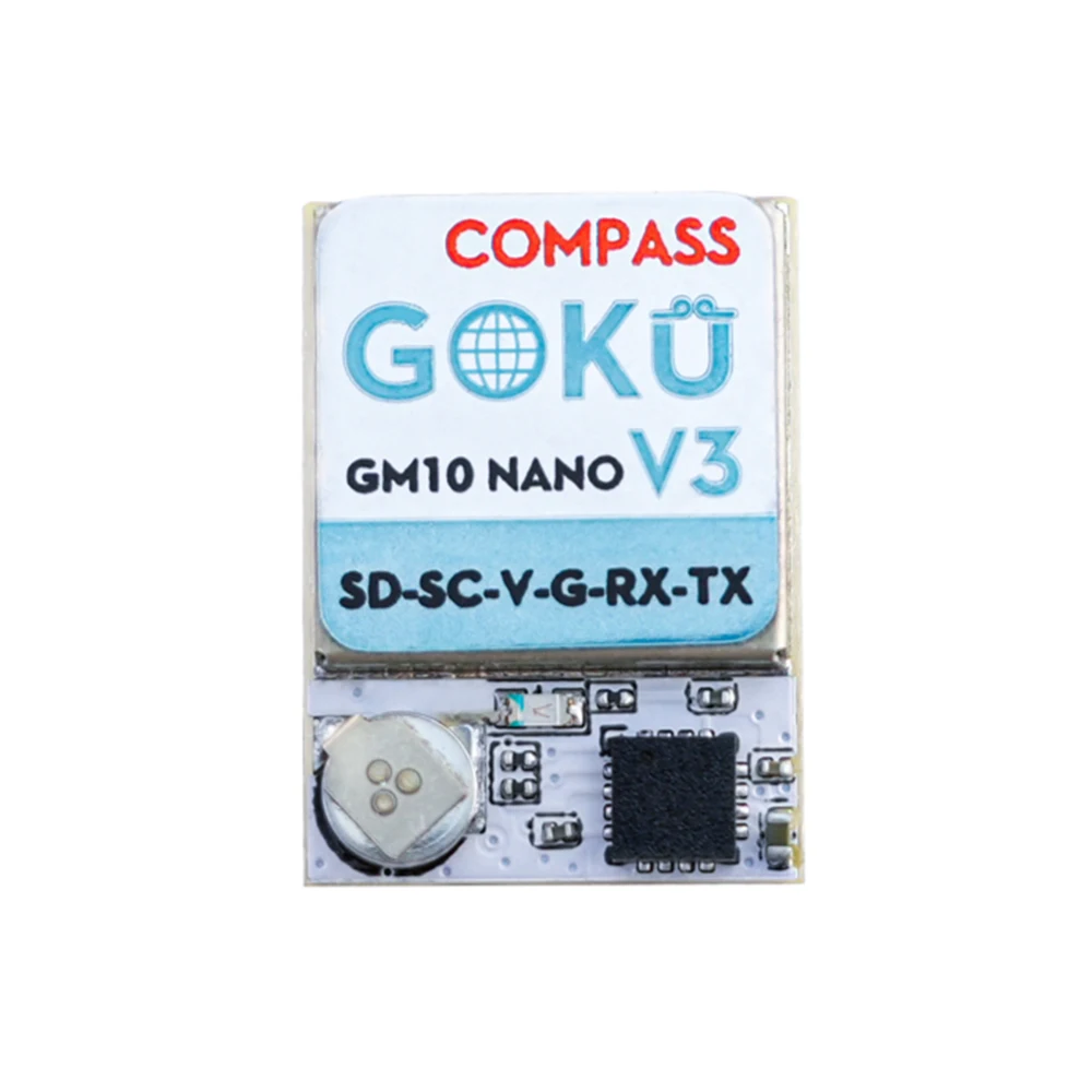 

Flywoo GOKU GM10 Nano V3 GPS0 Module M10050 Latest Chip with Compass Support Betaflight INAV for RC Airplane FPV Racing Drone