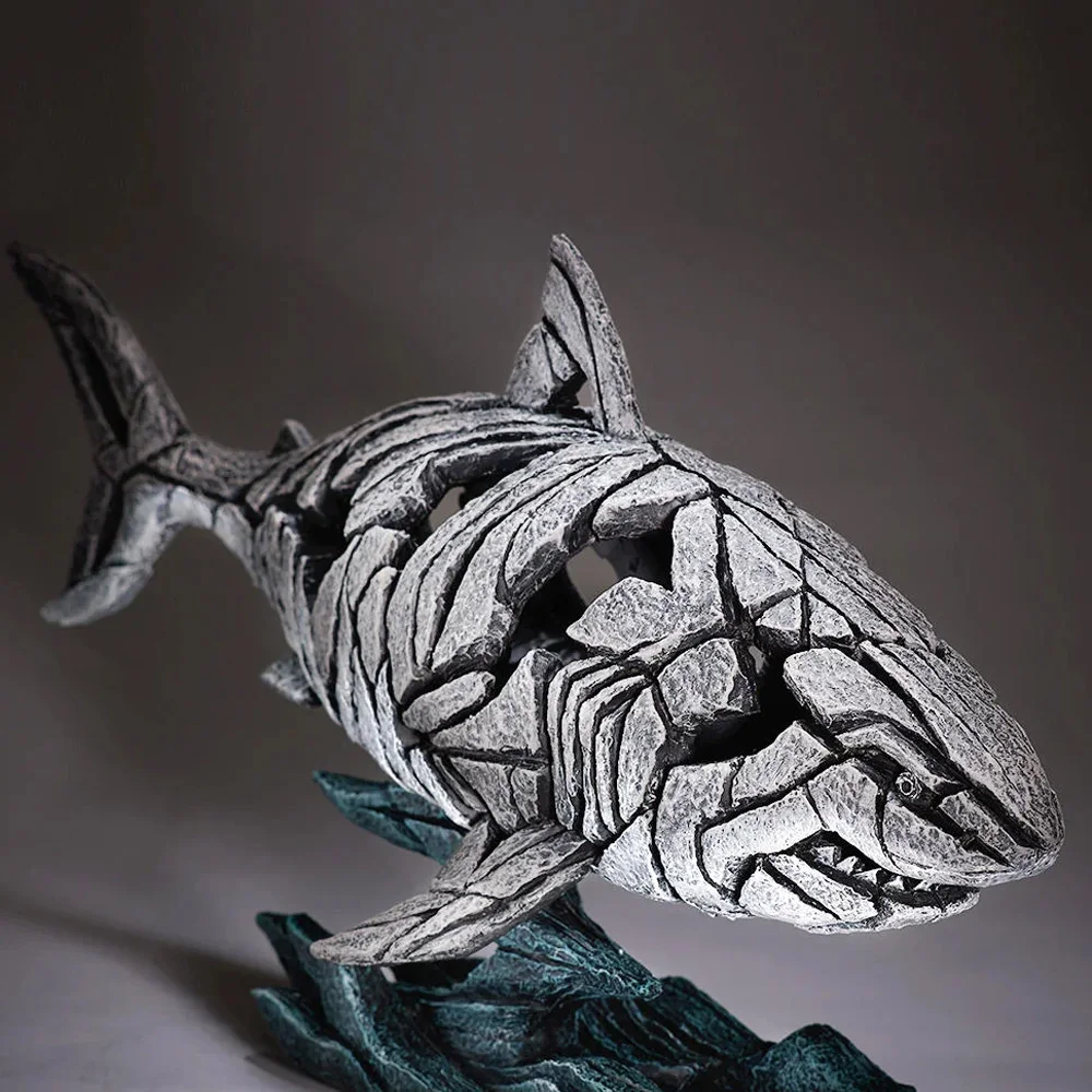 Contemporary Animal Scul Animal Sculpture Collection Tiger Bust by of Edge Scenes home decore  animal figures  ganesha statues - view 4