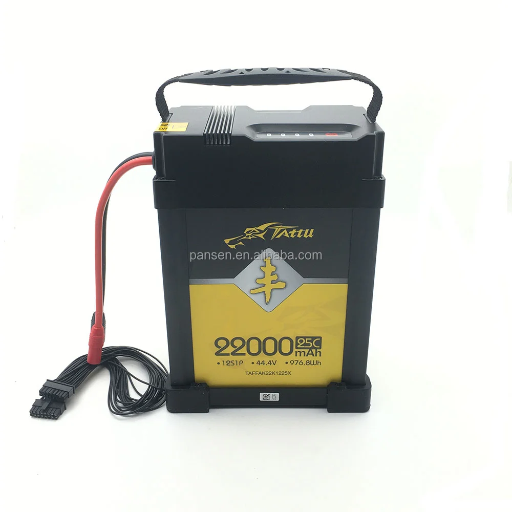 

TATTU 22000mAh 25C 44.4V 12S 1P Rechargeable Lithium-Ion Battery Yuyanfeng 1P 12S for Agricultural Plant Protection for