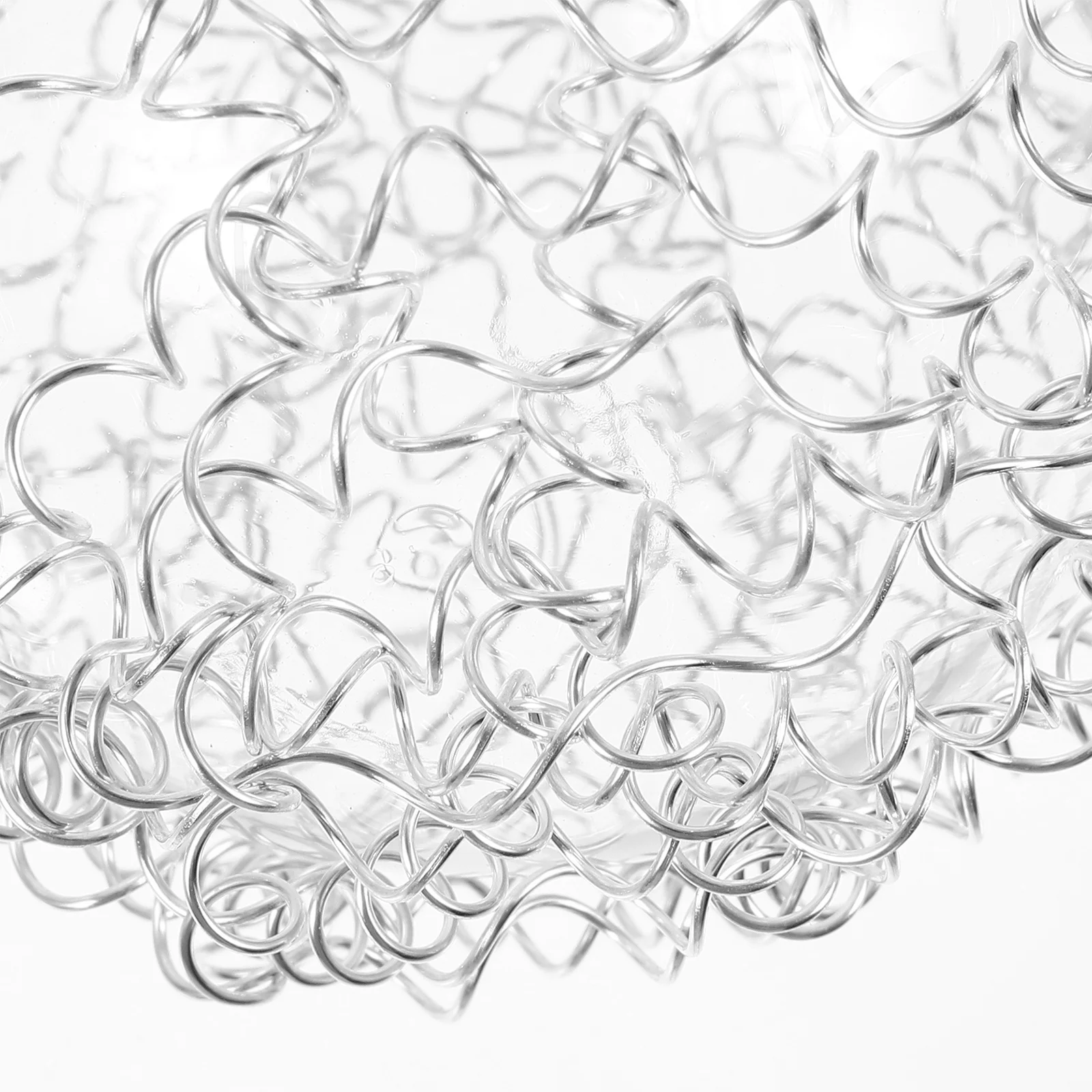 

Clear Glass Aluminum Wire Lampshade G4 Fit for Table Lamp Floor Light Pendant Fixture Decorative Light Cover Modern Style