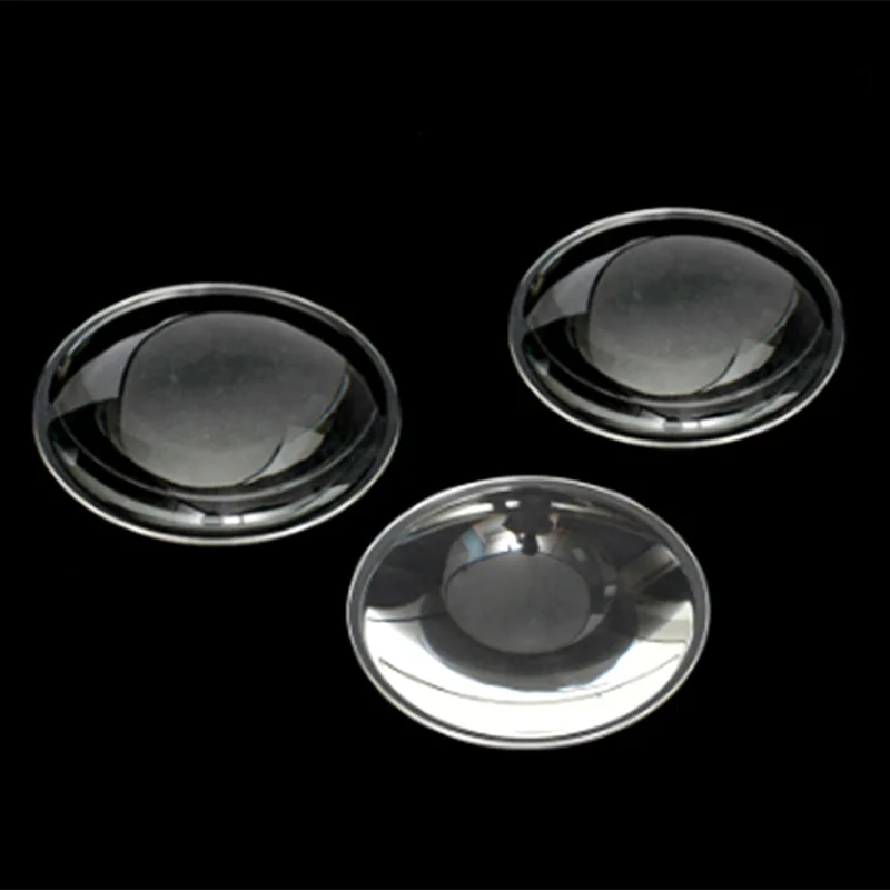 5PC 12/12.5MM High Borosilicate Optical Lens for Black Pit Night Fishing Lights Laser Cannons and Flashlights