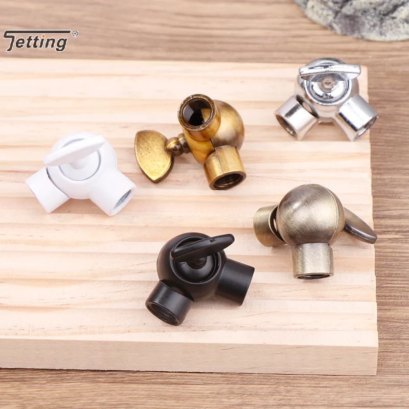 1Pcs M10 Metal Corner Lighting Accessories Iron Nook Thread Connector For Wall Lamp DIY Adjust Direction Beside Light Arm