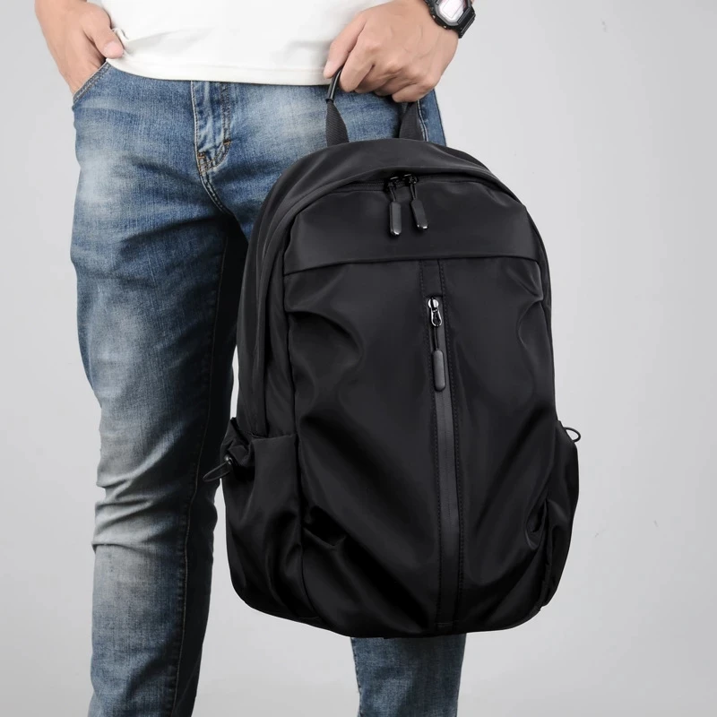 AIGO-Bolsa Impermeável para Homens, Bolsa de Computador Casual Recarregável USB, Lazer Diário de Viagem, Mochilas Urbanas, Grande Capacidade