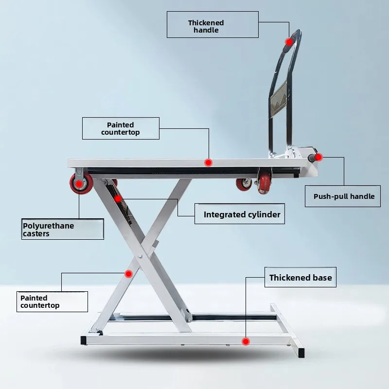 

YXY electric hydraulic lifting platform, small portable scissor lift flatbed truck