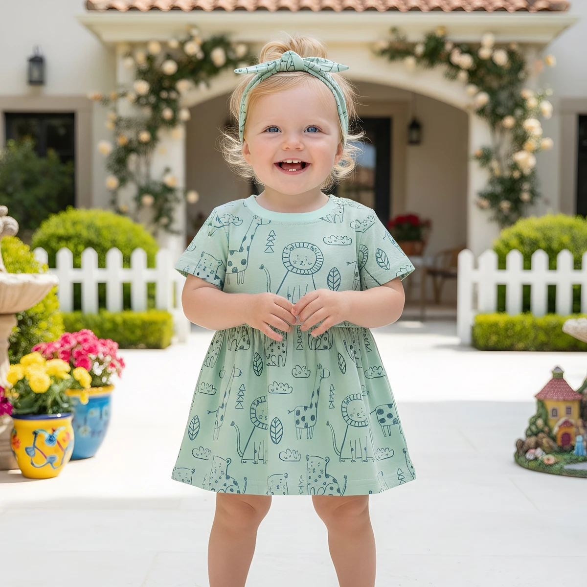 Summer Loving Kids Clothing - Lovely Kids Girls Clothing Animal Summer