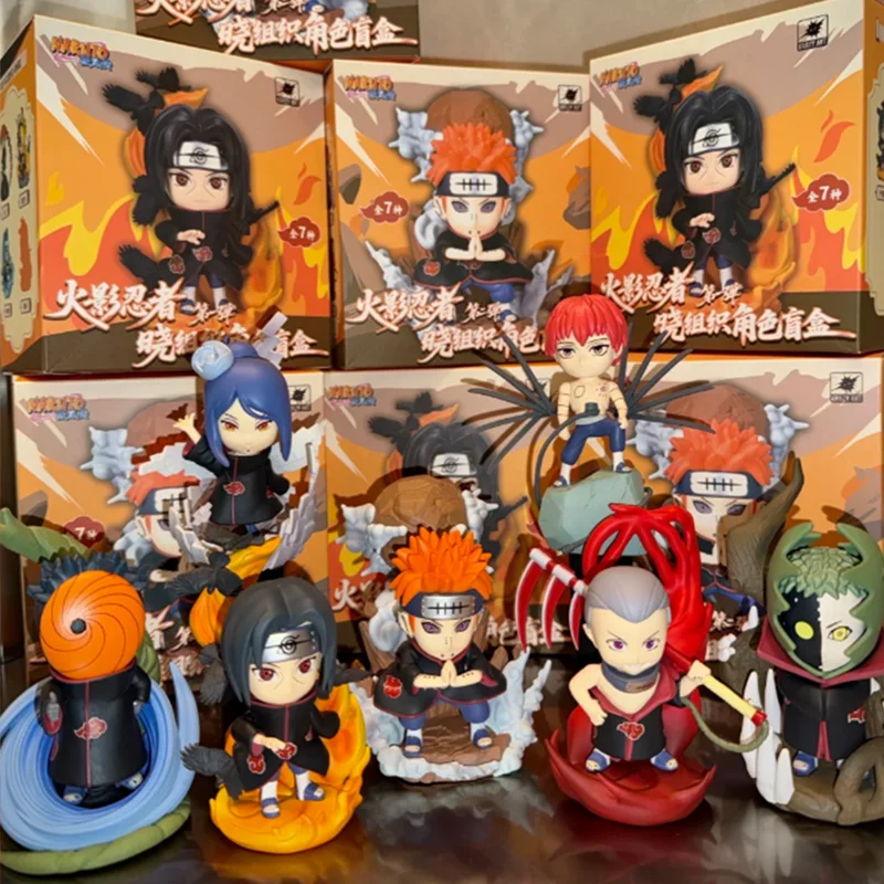 

Naruto Blind Box Akatsuki Organization Chibi Series Anime Model Toy 10cm Pvc Figurine Collectible Ornament Genuine In Stock Gift