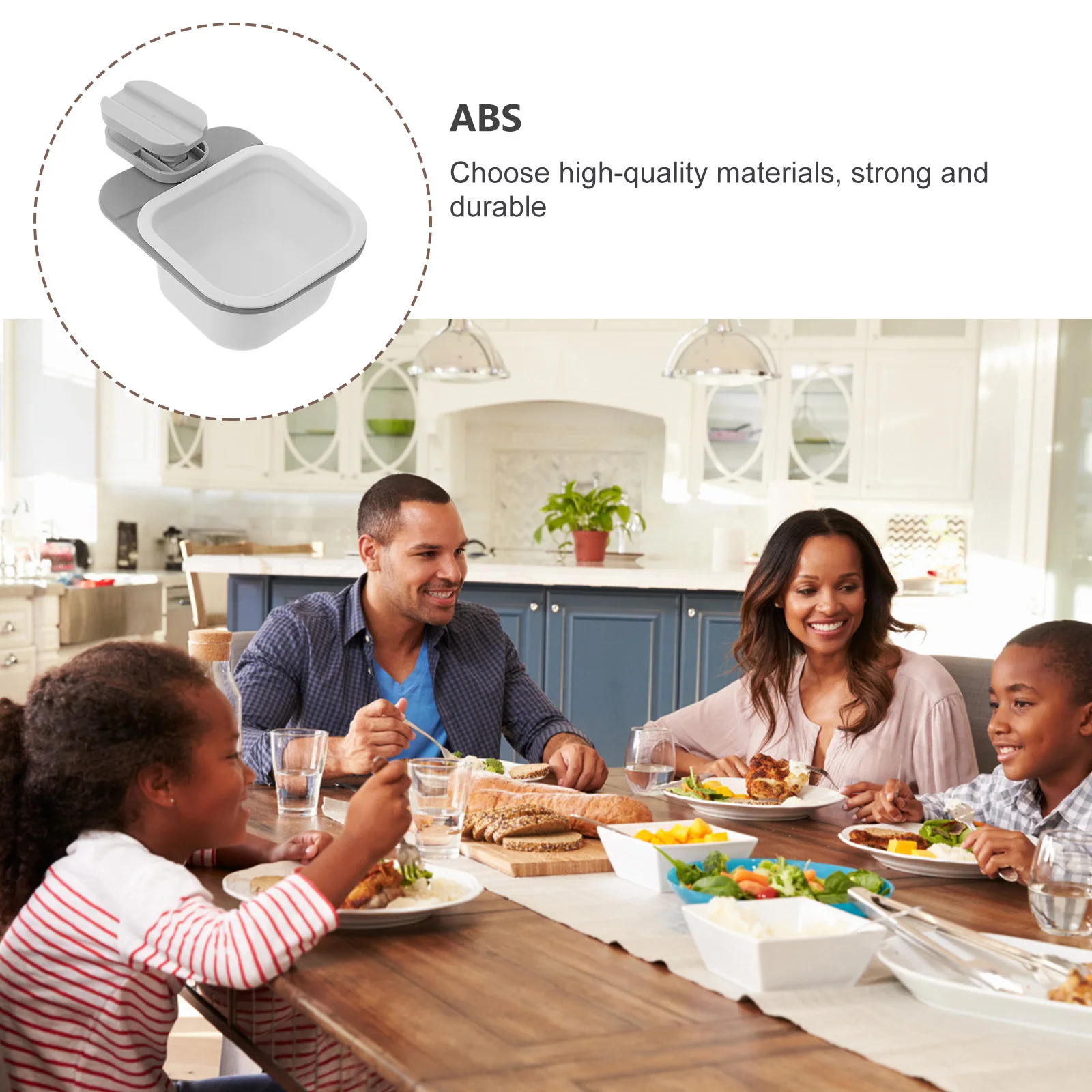 

1PCs Rotating ABS Trash Bin Clip Edge Garbage Storage Box Bathroom Kitchen Office Sundry Container Lid Mini Dust Table Can