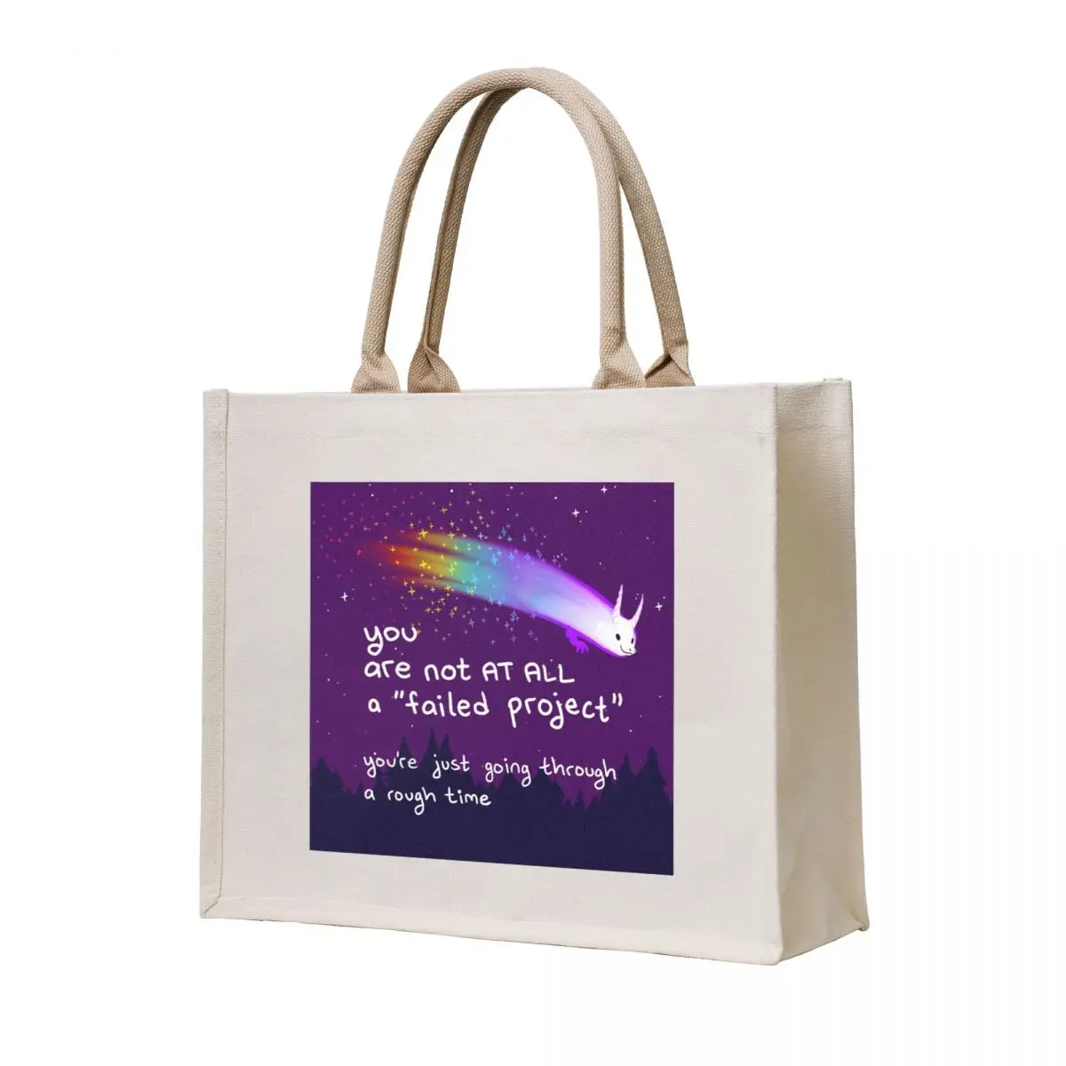 

You're Not AT ALL a Failed Project Dragon Comet Tote Bag supermarket folding bag tote bag custom canvas tote bags Women bags