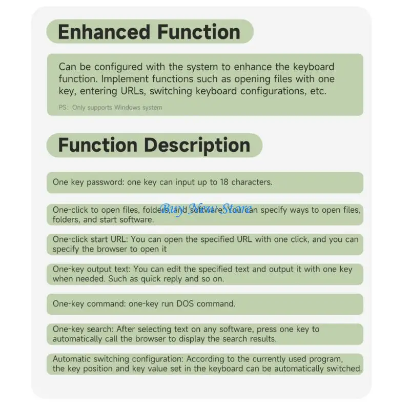 

20ce 6Key RGB Mini Keyboard Macro Copy Past
