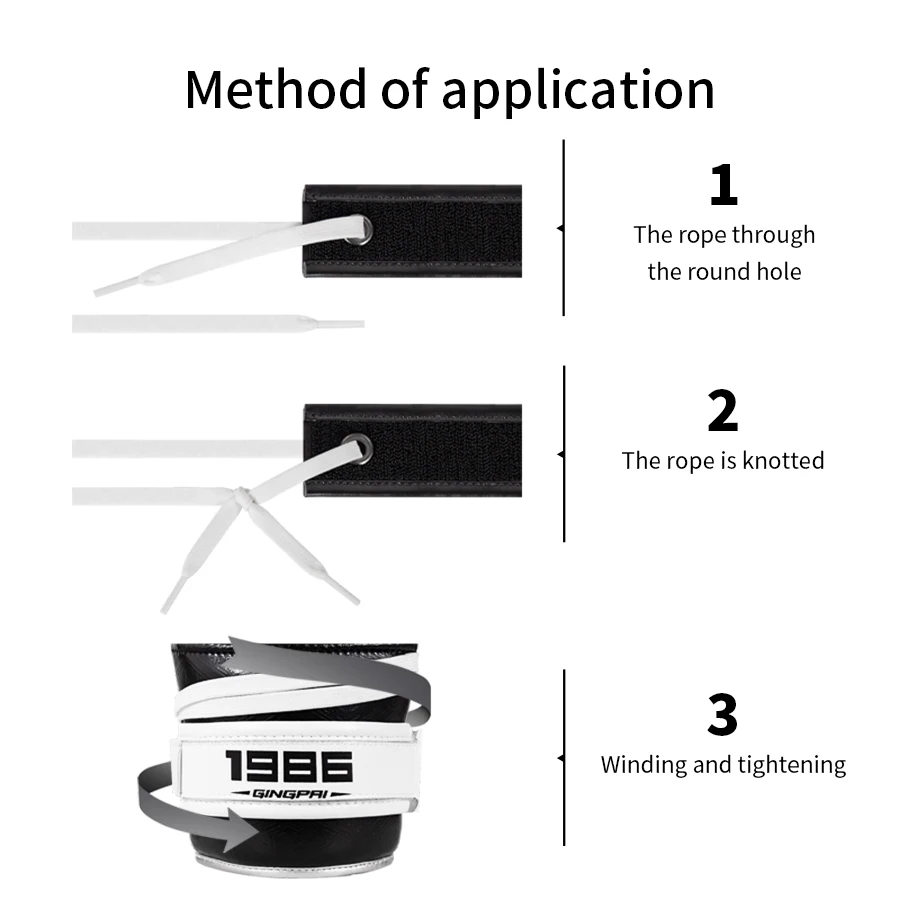 Self-adhesive Strap For Boxing Gloves Lace Up Converter Sports Martial Arts Kickboxing Adults Fixed Wrist Auxiliary Glove Lacing