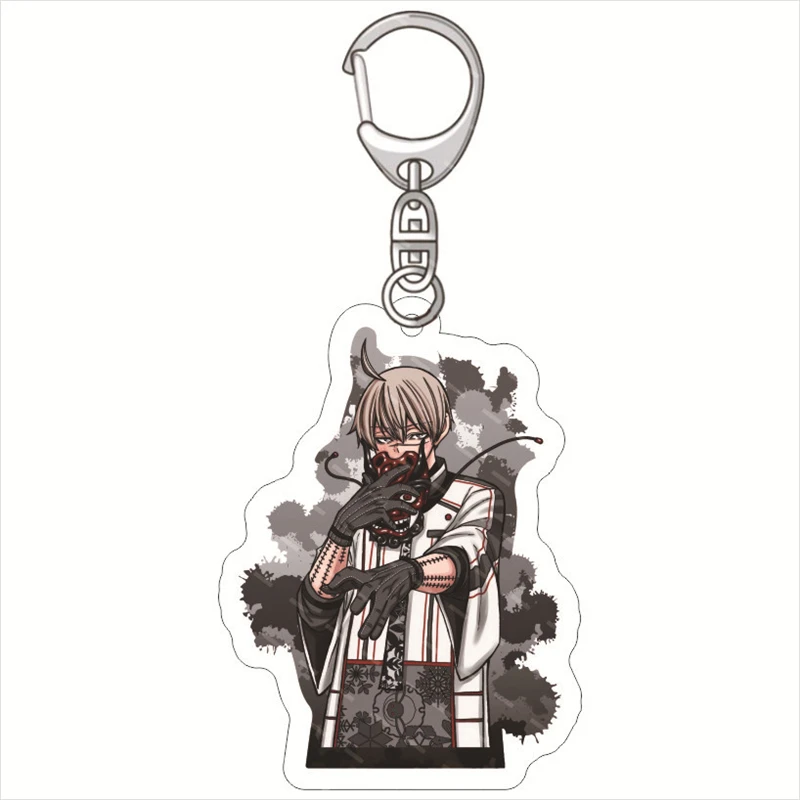 Manga Tougen Anki Acrylic Key Chain Figure Ikari Yaoroshi Shiki Ichinose Naito Mudano Cosplay Costume Key Tags Backpack Pendant