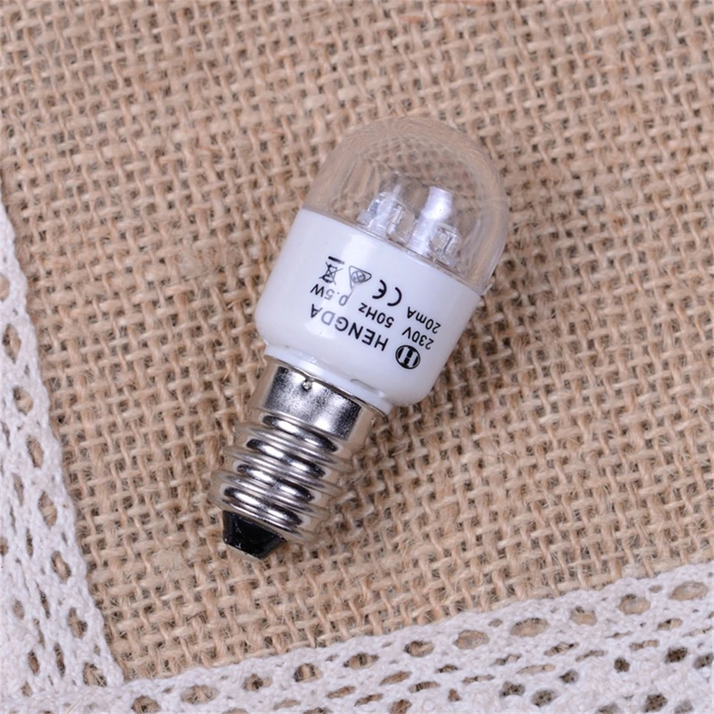 Bombillas blancas para máquina de coser eficiente N58C, compatibles con Brother Heavy Machine Singer, Base de luz