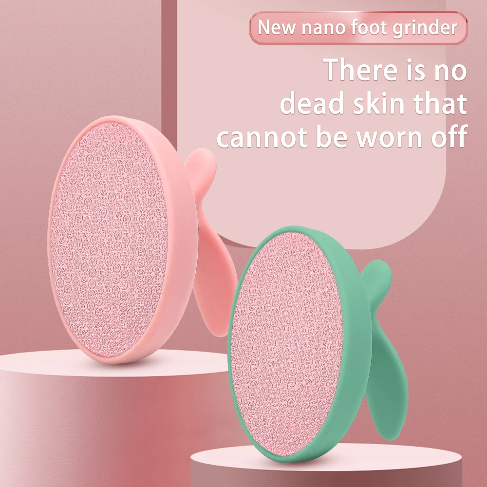 Nano Glass Foot File Rasp Portable Foot Scrubber Callus Dead Skin Remover Foot Care Pedicure Tools Manual Beauty Tool