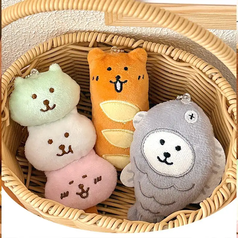 Zabawny Miś Anime Samodbażający Się, Pluszowa Lalka Miś, Kawaii Pluszowa Zabawka, Ozdoby, Breloczek do Torby, Akcesoria, Uroczy Dziewczęcy Serduszko