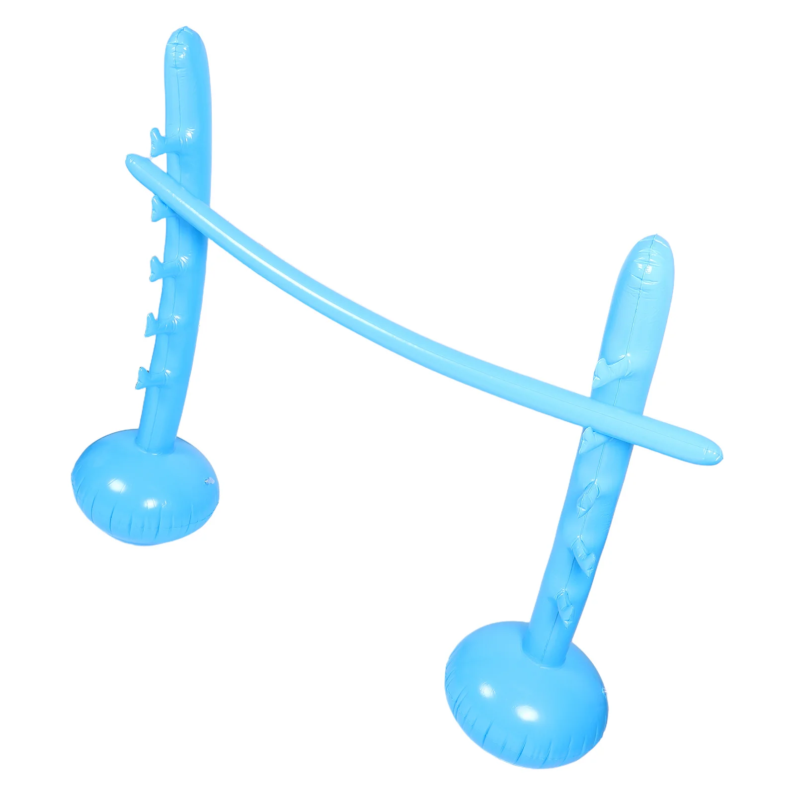 Barra inflável de salto alto para crianças, portátil, leve, altura ajustável, quintal, praia, jogos de festa, diversão ao ar livre, verão