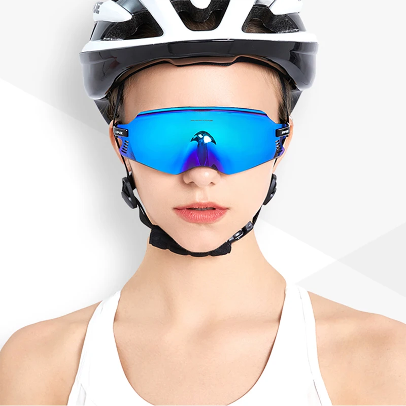 Kapvoe UV400 Cycling Glasses Men Outdoor Sports Running Sunglasses MTB Eyewear Women Cycling Goggles Road Bicycle Glasses 1 Lens