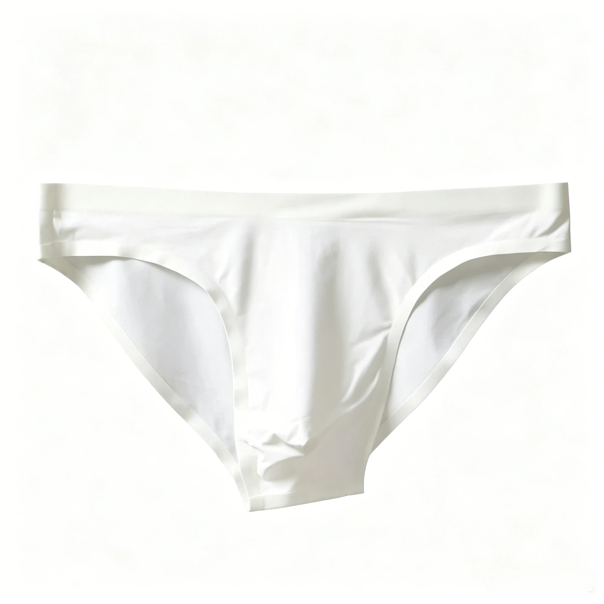 Male One-Piece Seamless Ice Silk Triangle Underpants Low Waist Quick Dry Thin Invisible Breathable Men Briefs
